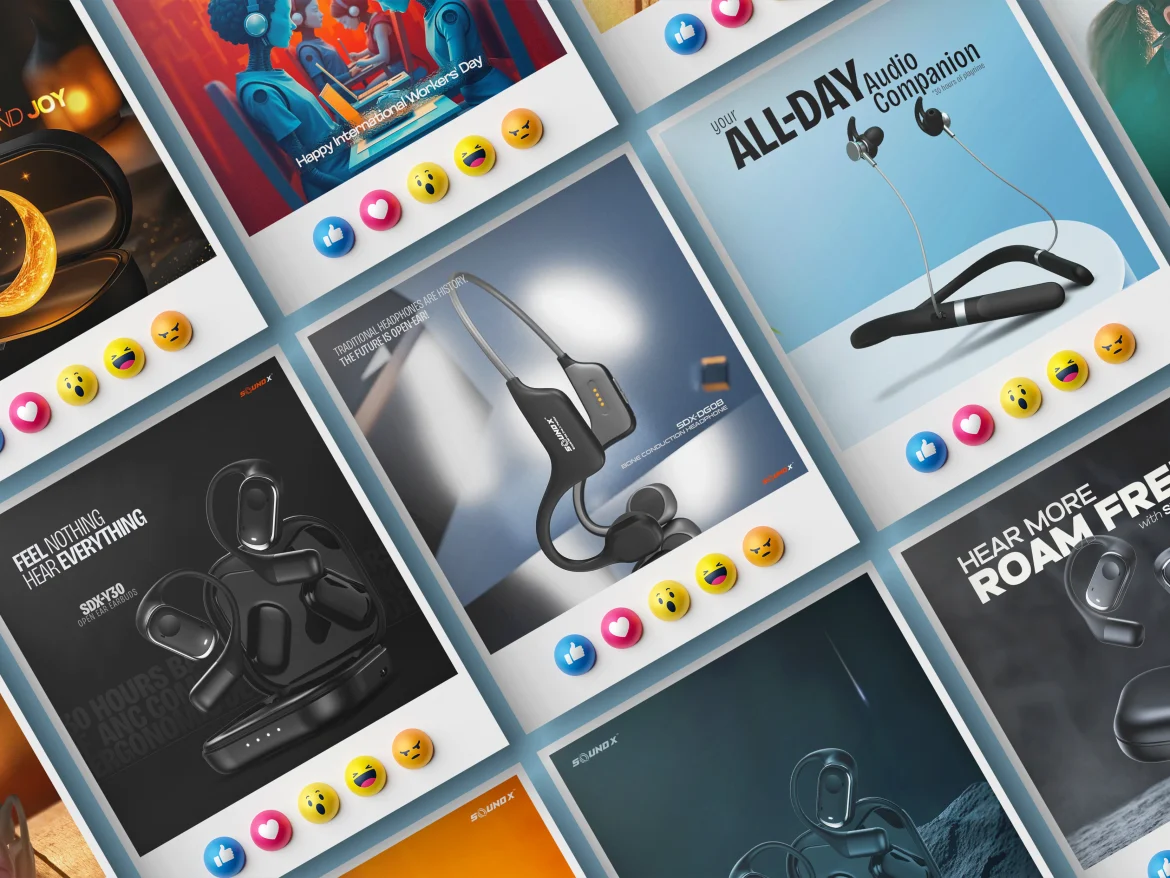 Social Media Posters for Sound X